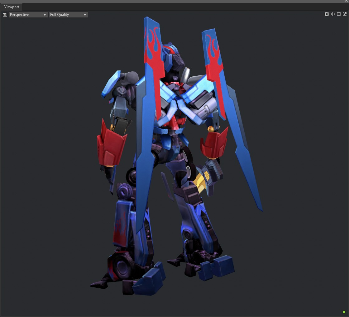 Transformers Low-poly 3D model_5