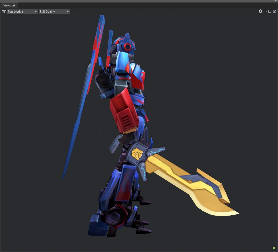Transformers Low-poly 3D model_7