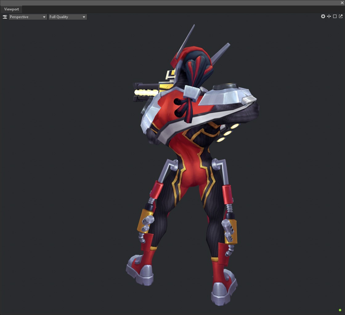 Sniper Low-poly 3D model_6