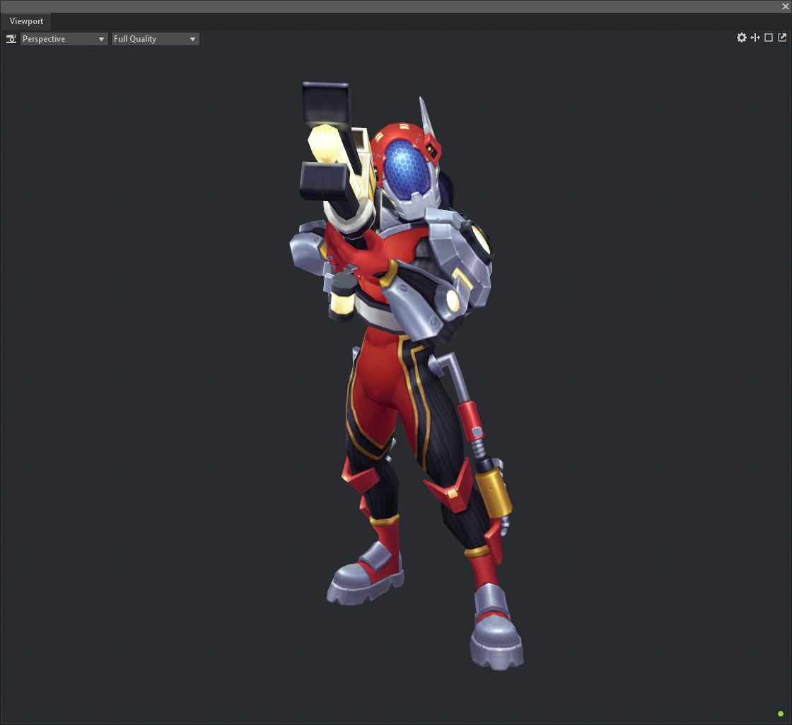 Sniper Low-poly 3D model_3