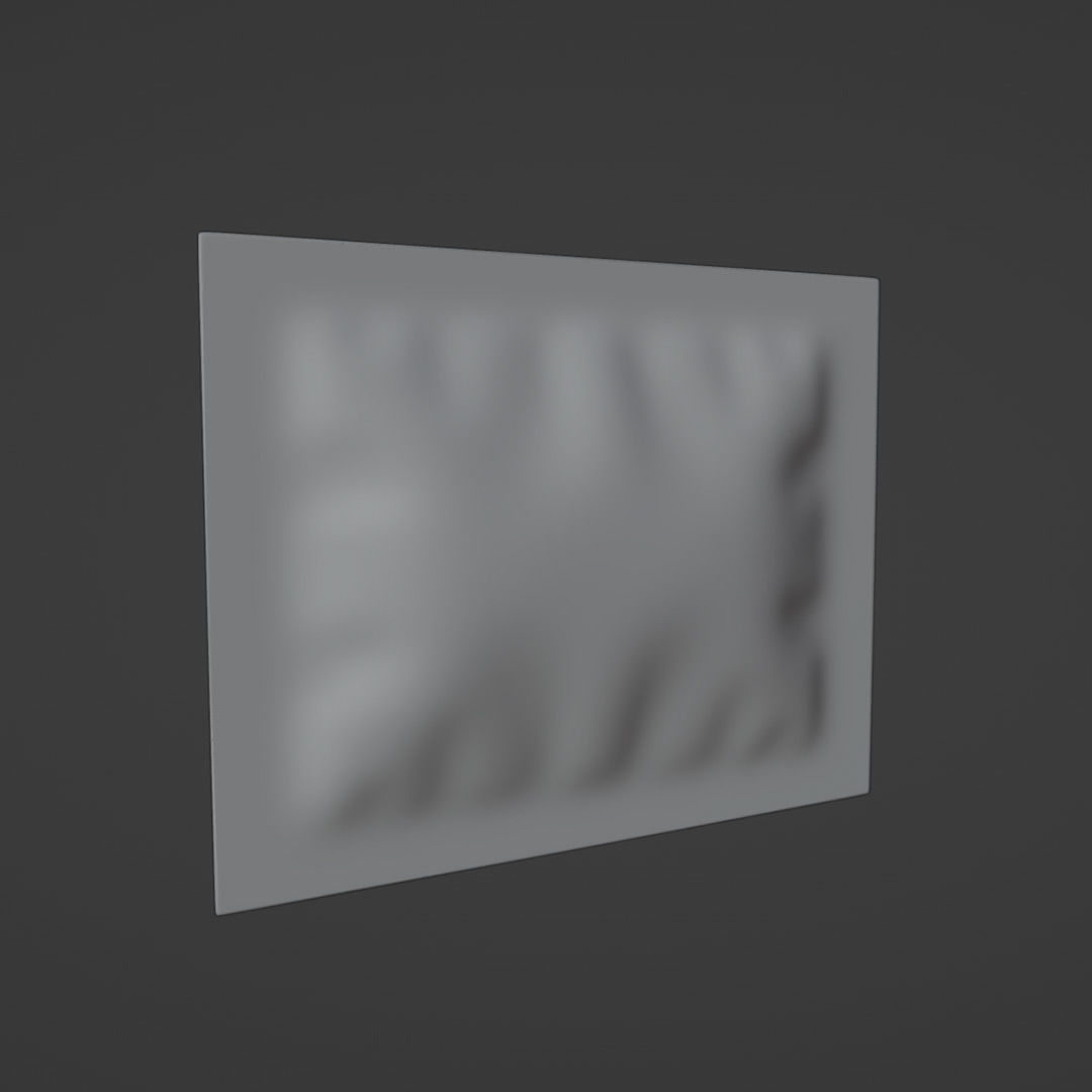 Sugar Sachet Packet Bag Mockup 3D model_3