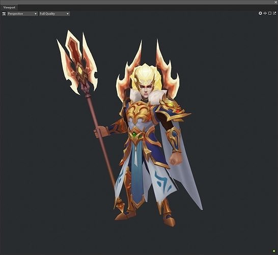 soldier Low-poly 3D model