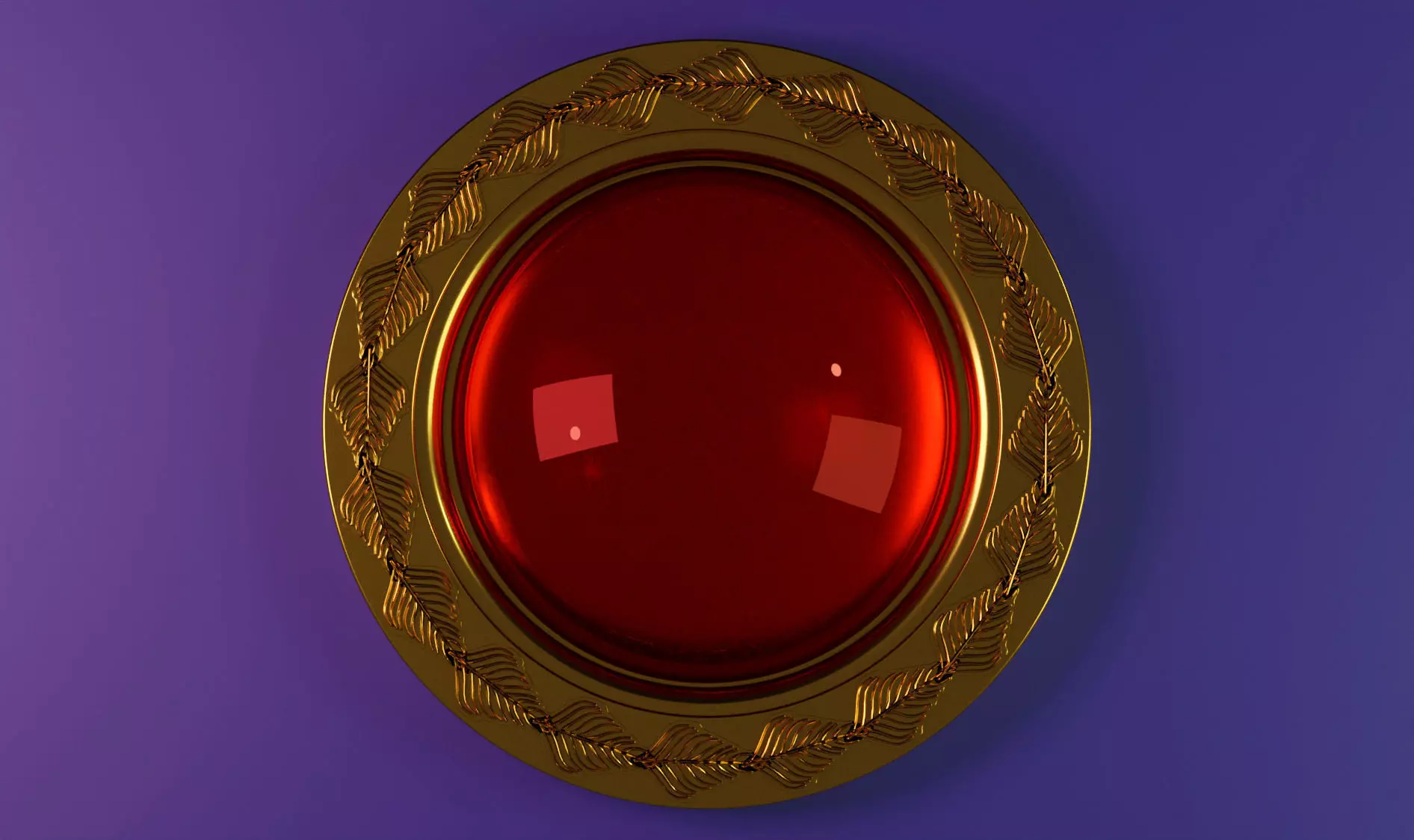  Evil Queen Brooch 3D print model 3D print model_0