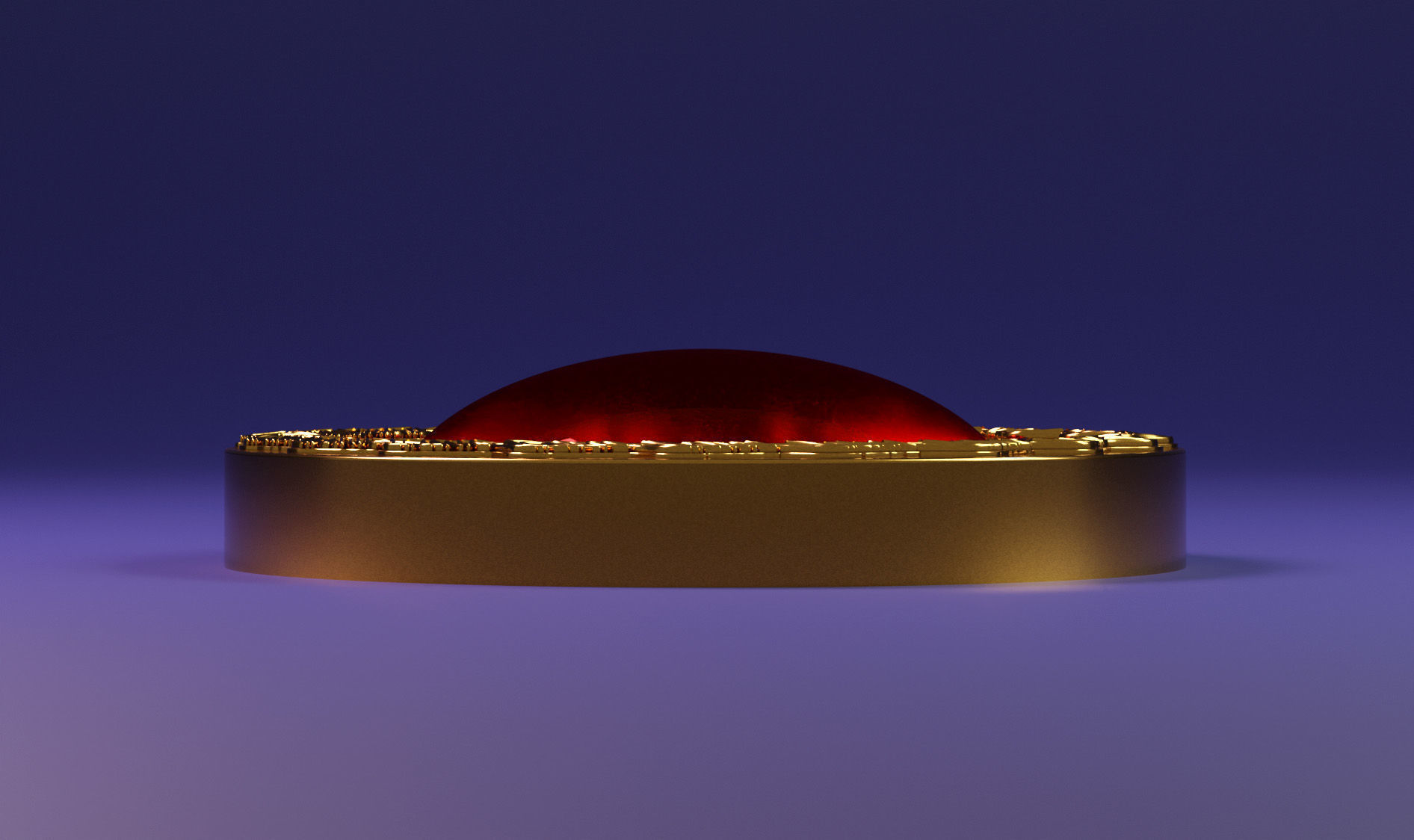  Evil Queen Brooch 3D print model 3D print model_2