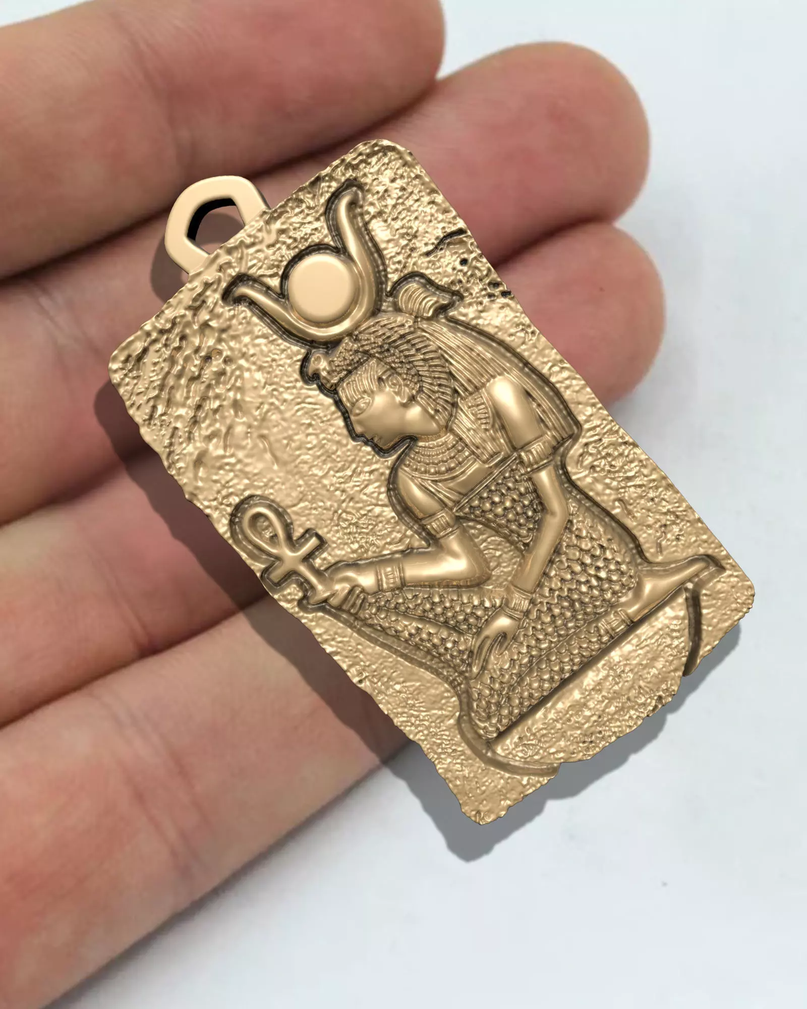 CLEOPATRA QUEEN ANCIENT EGYPT PENDANT 3D print model