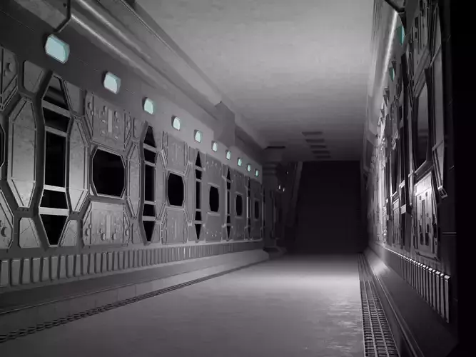 Make your own space station layout - Detailed set