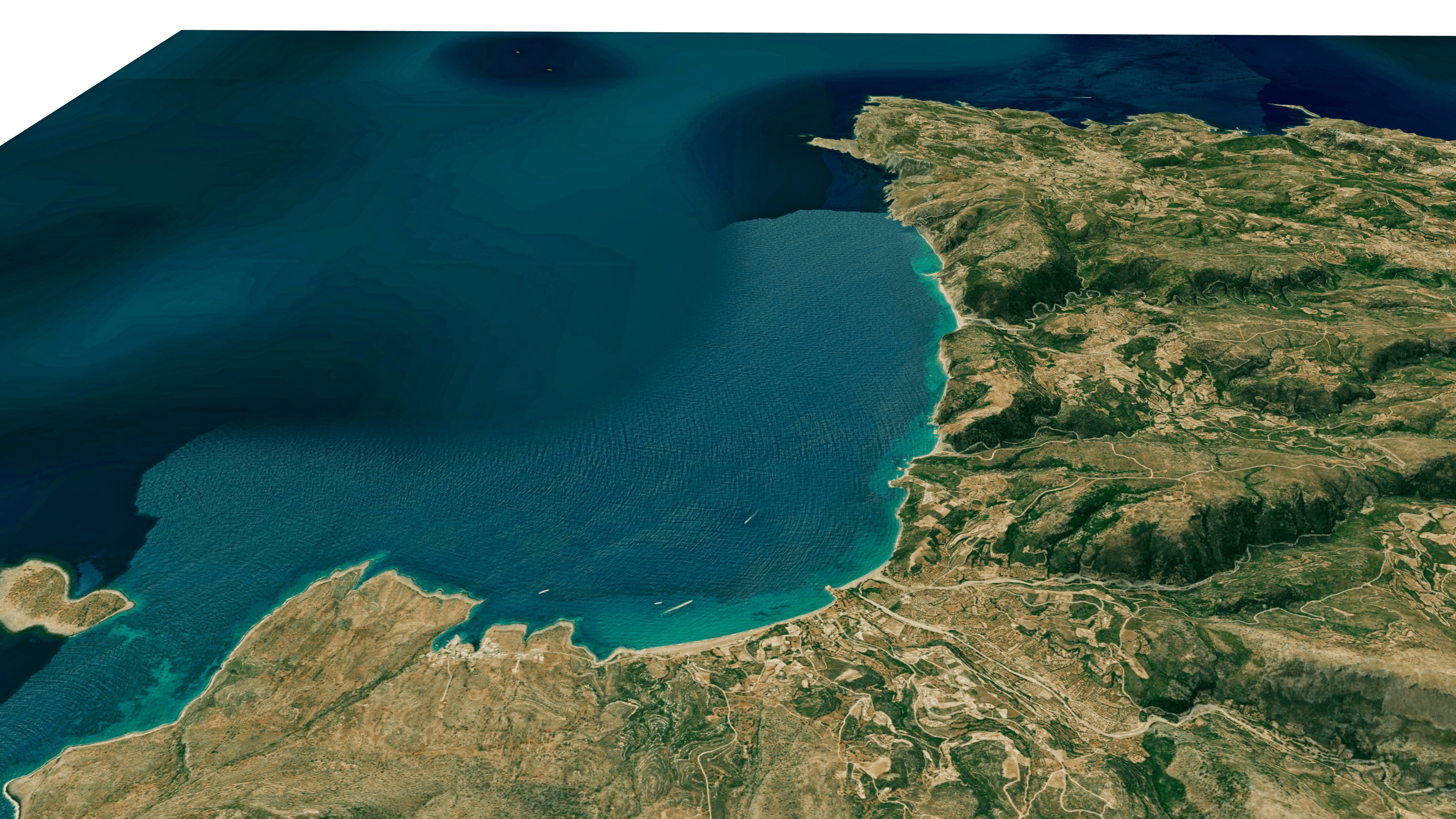 Cythera island 3d model terrain Low-poly 3D model_7