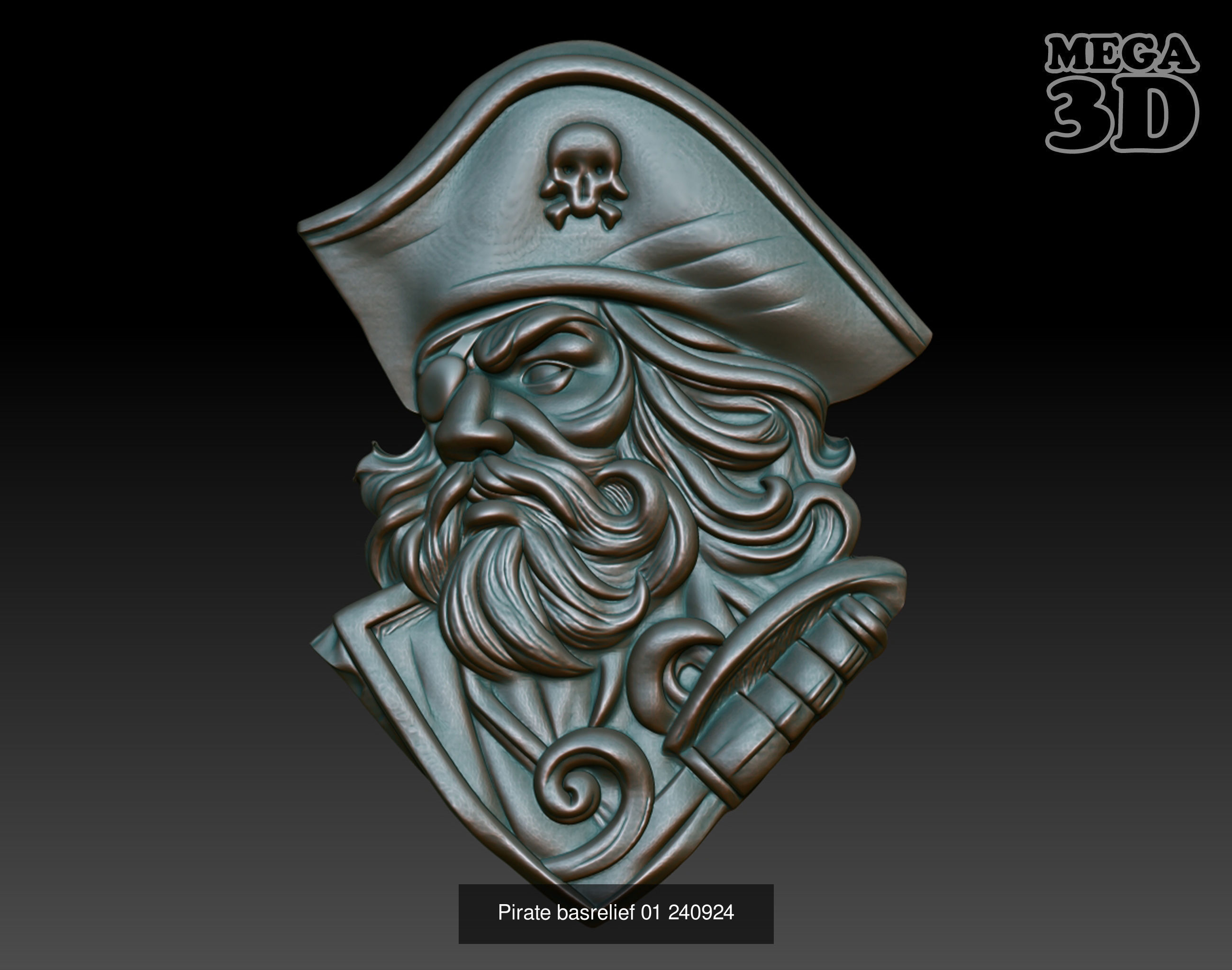 Pirate basrelief Pack 240924 3D Model Collection_8