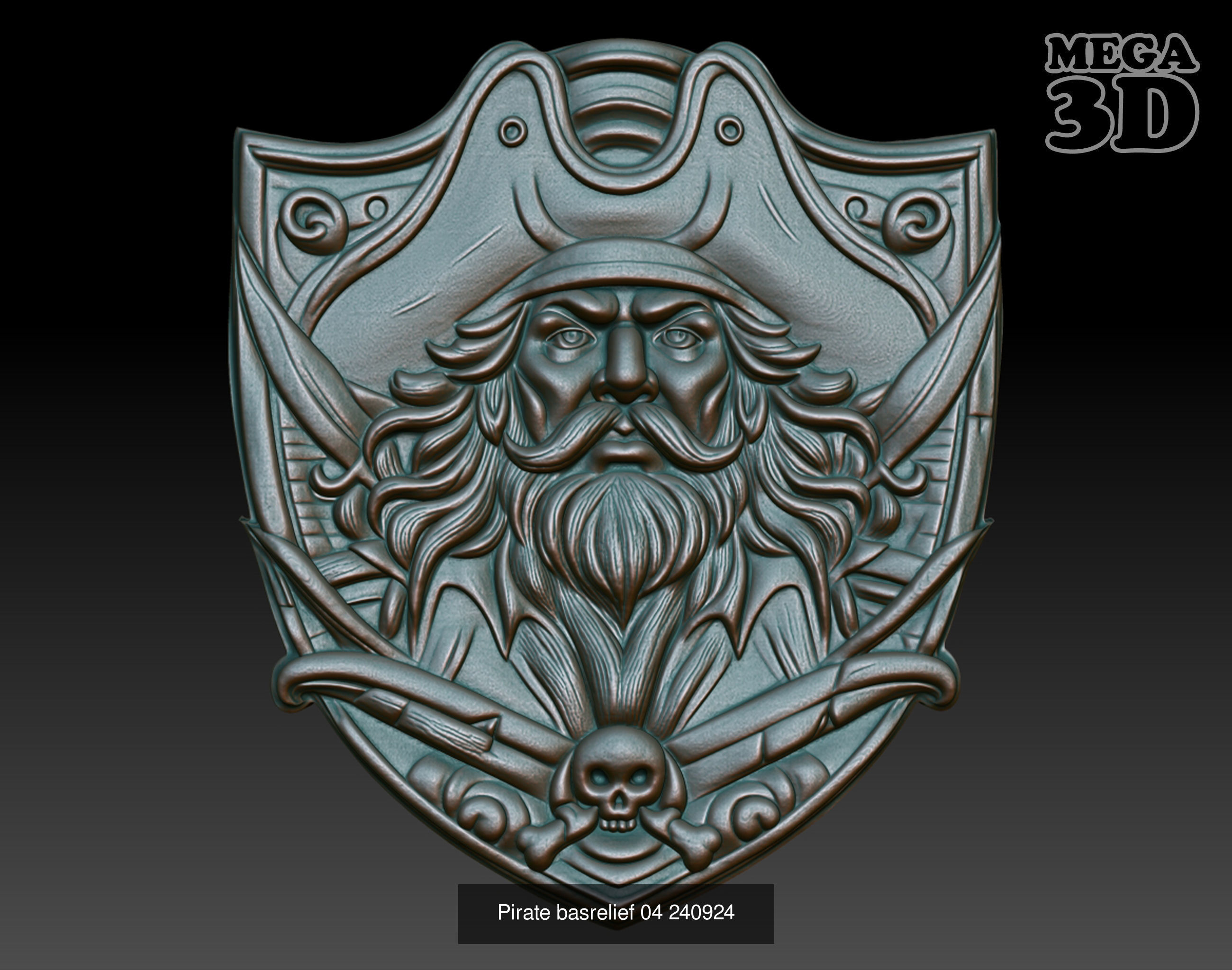 Pirate basrelief Pack 240924 3D Model Collection_5
