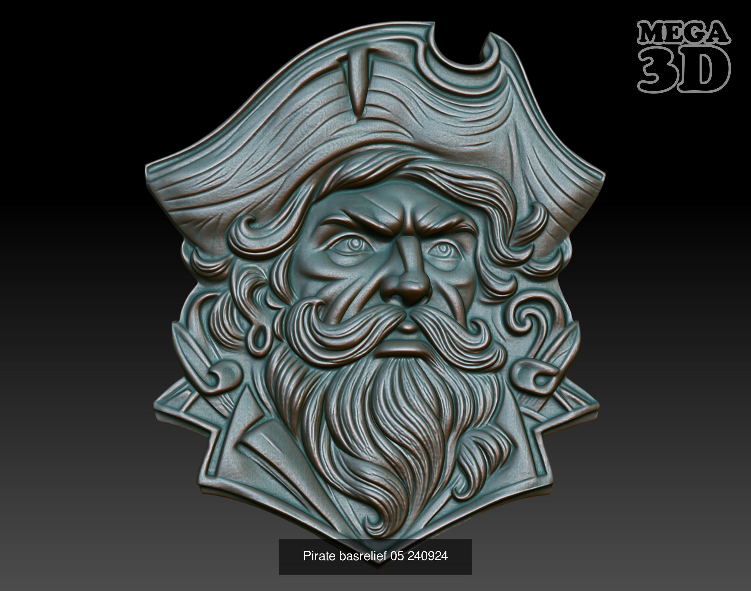 Pirate basrelief Pack 240924 3D Model Collection_4
