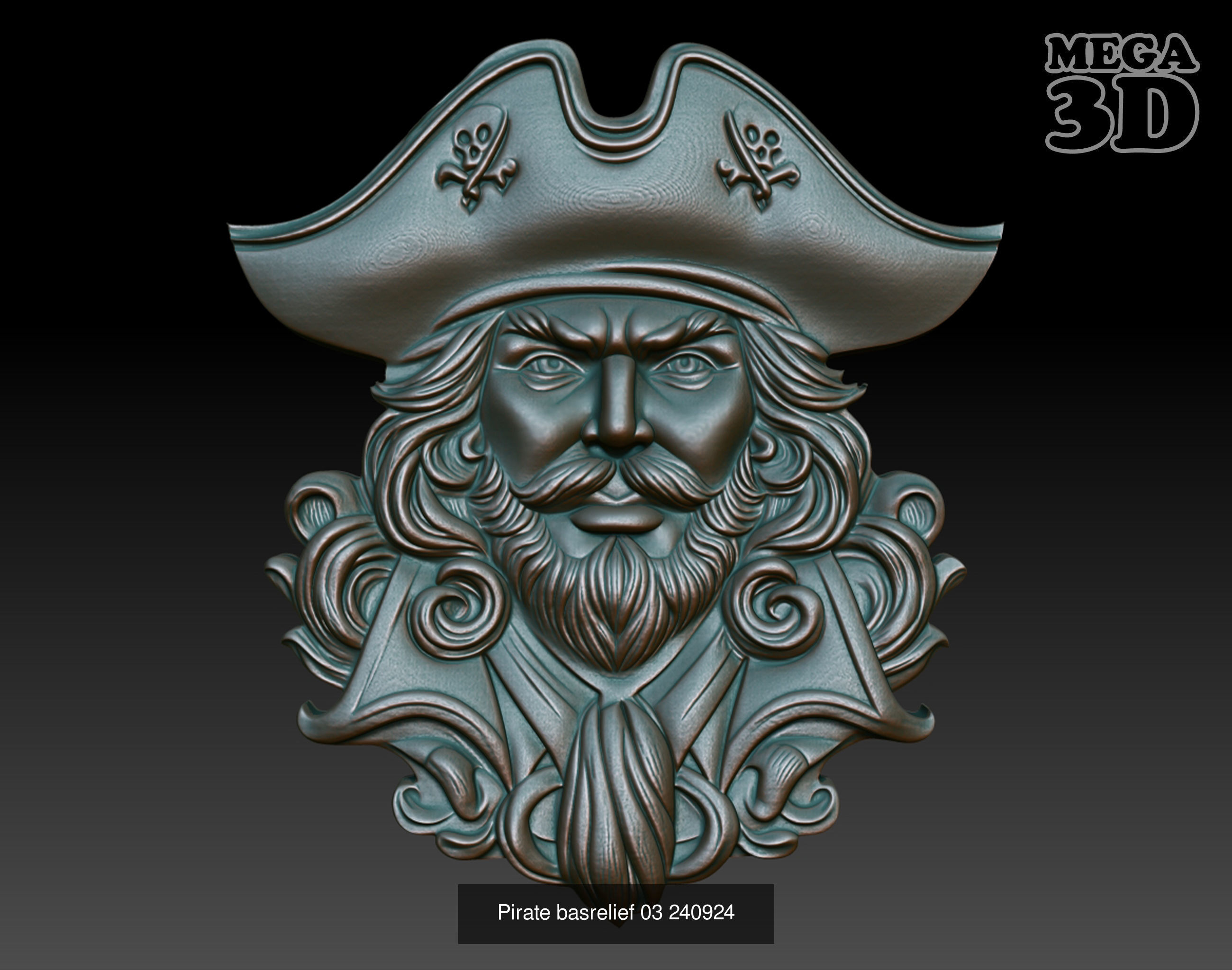 Pirate basrelief Pack 240924 3D Model Collection_6