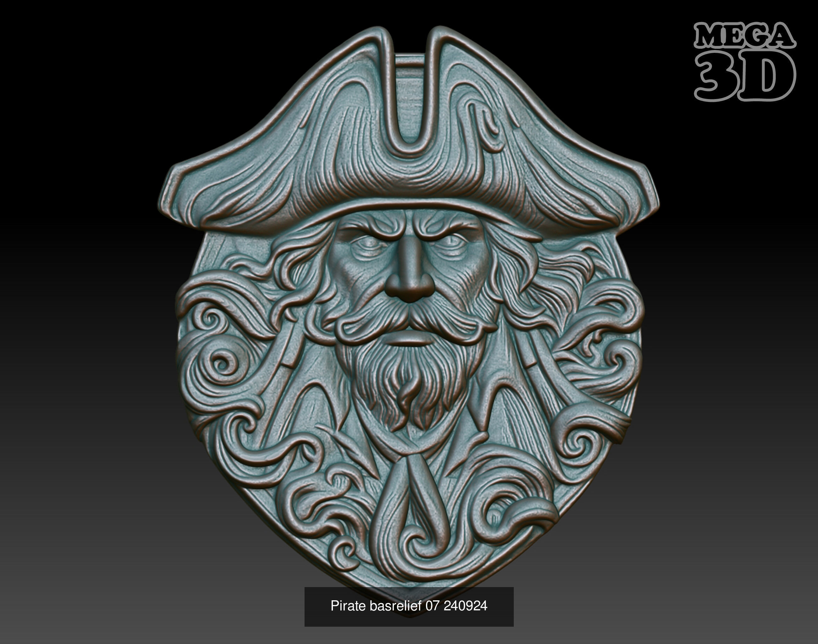Pirate basrelief Pack 240924 3D Model Collection_2