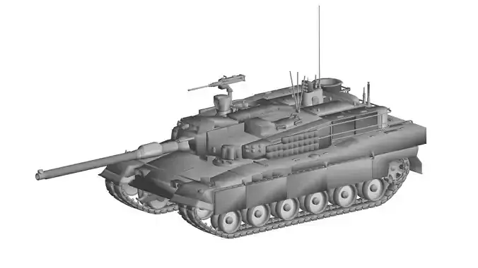 K2 BlackPanther Tank 3D model