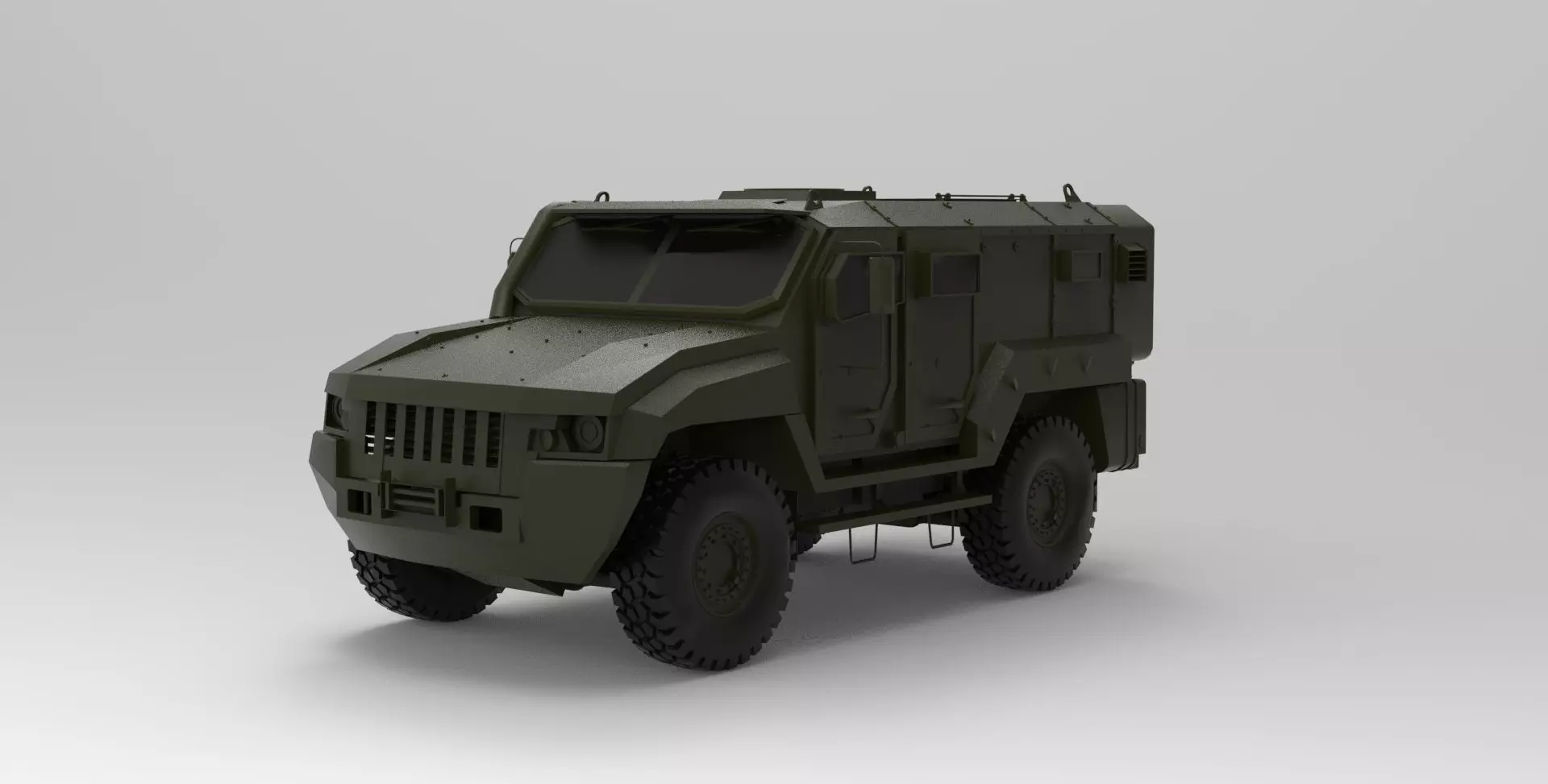 Kamaz armored vehicle 3D model