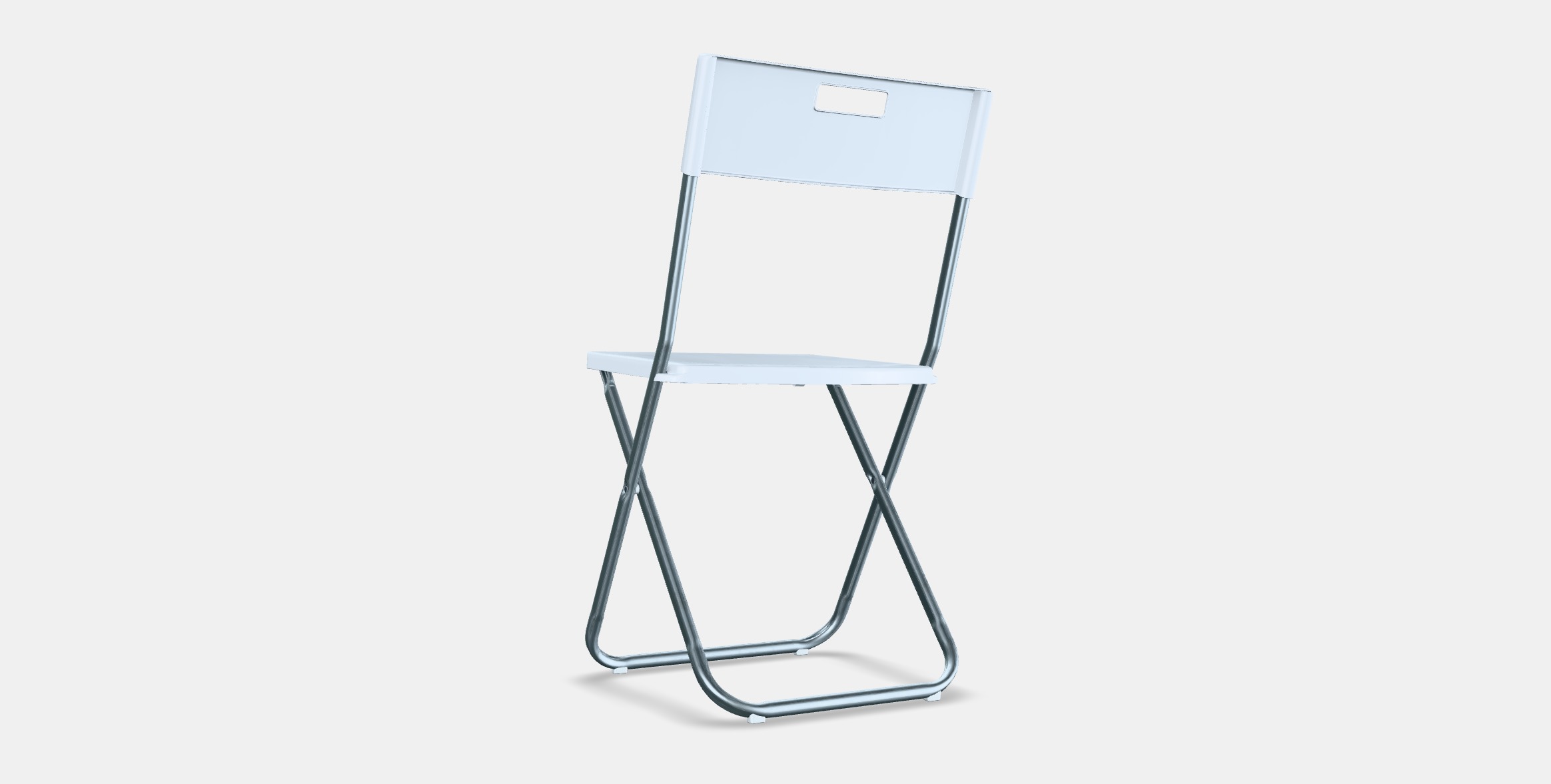GUNDE Folding chair 1 Low-poly 3D model_16