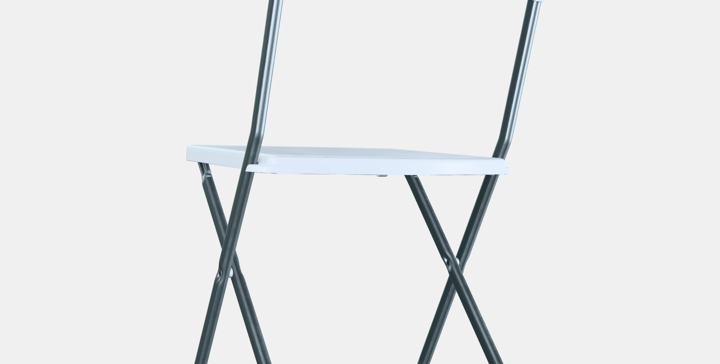 GUNDE Folding chair 1 Low-poly 3D model_2