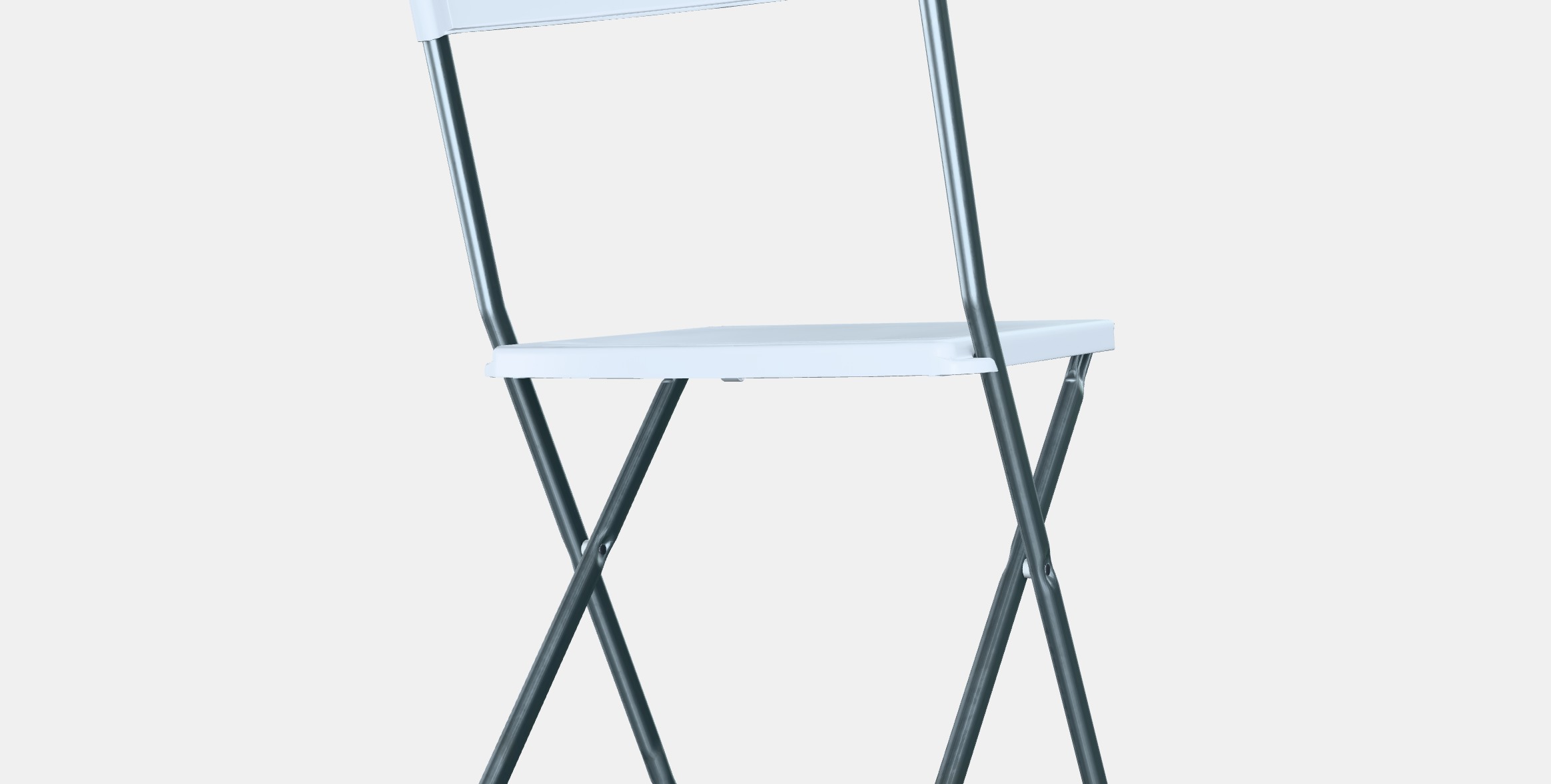 GUNDE Folding chair 1 Low-poly 3D model_6