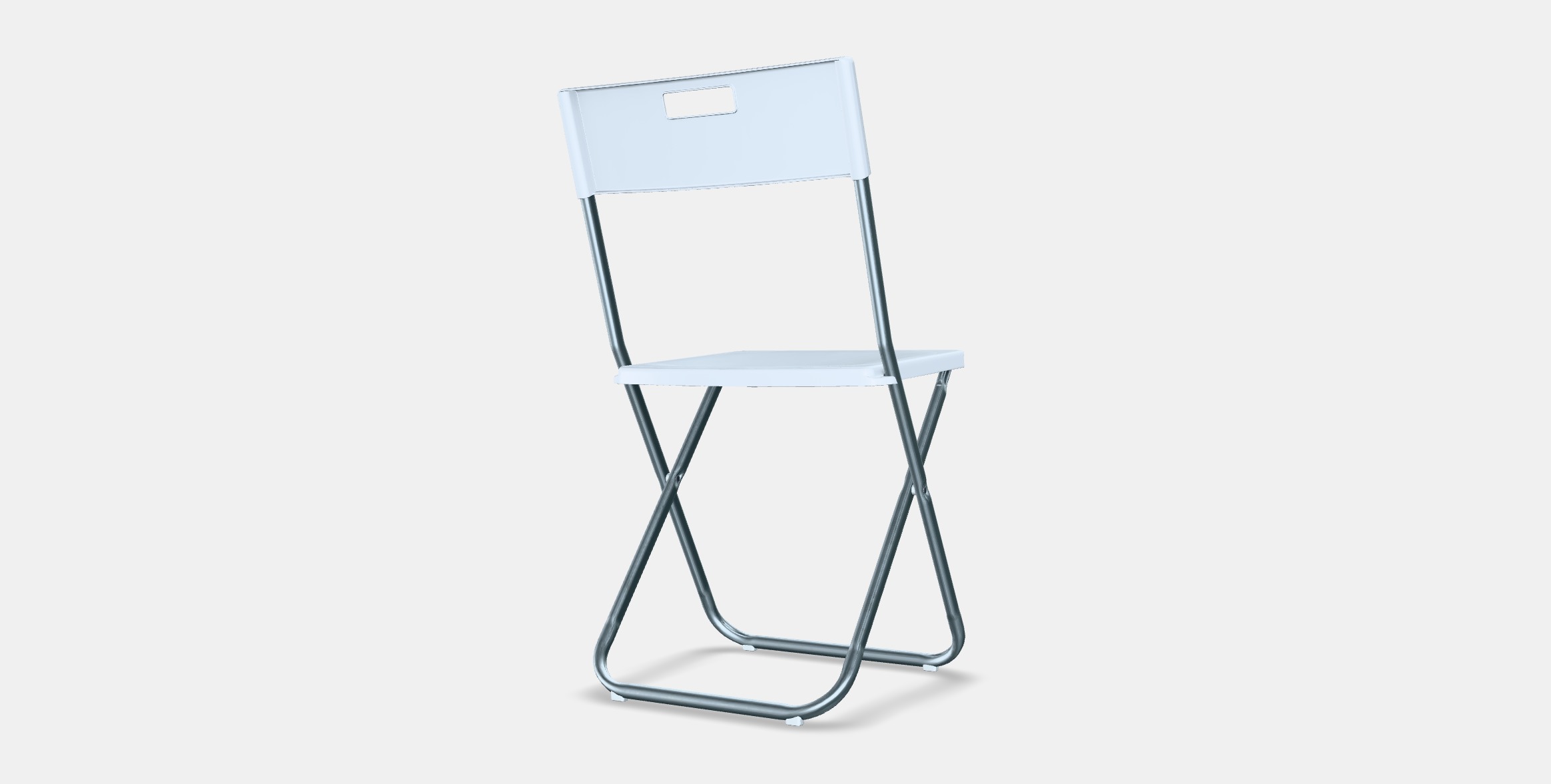 GUNDE Folding chair 1 Low-poly 3D model_5