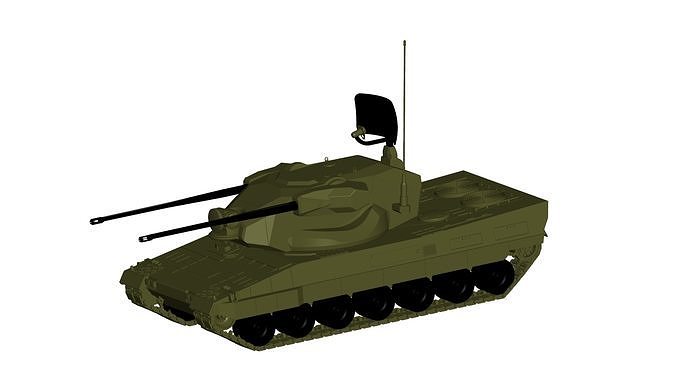 Marksman anti-aircraft system 3D model