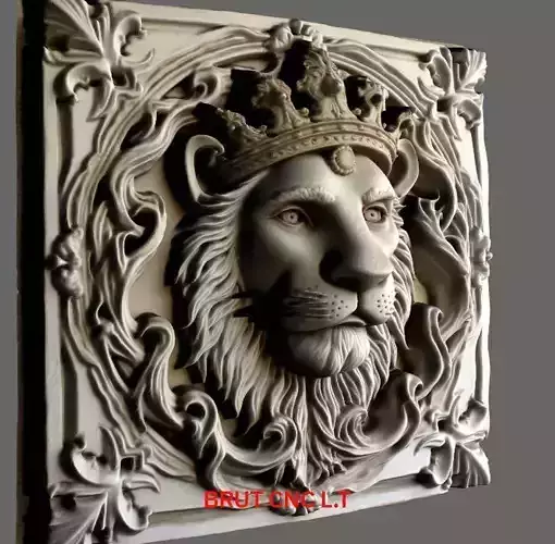 STL file king stl  stlbasrelief basrelief