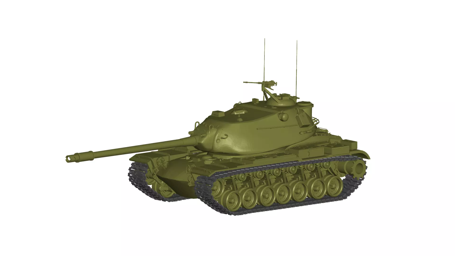 M103 Heavy Tank 3D model_0