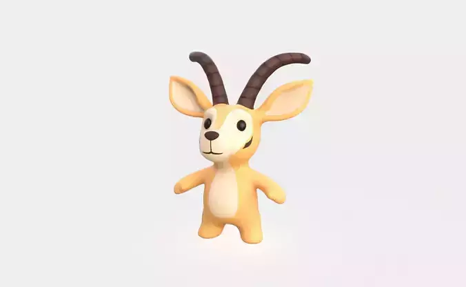 Little animal baby - Antelope cute - Character025 