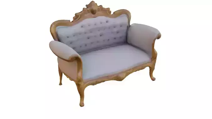 3D Victorian Sofa