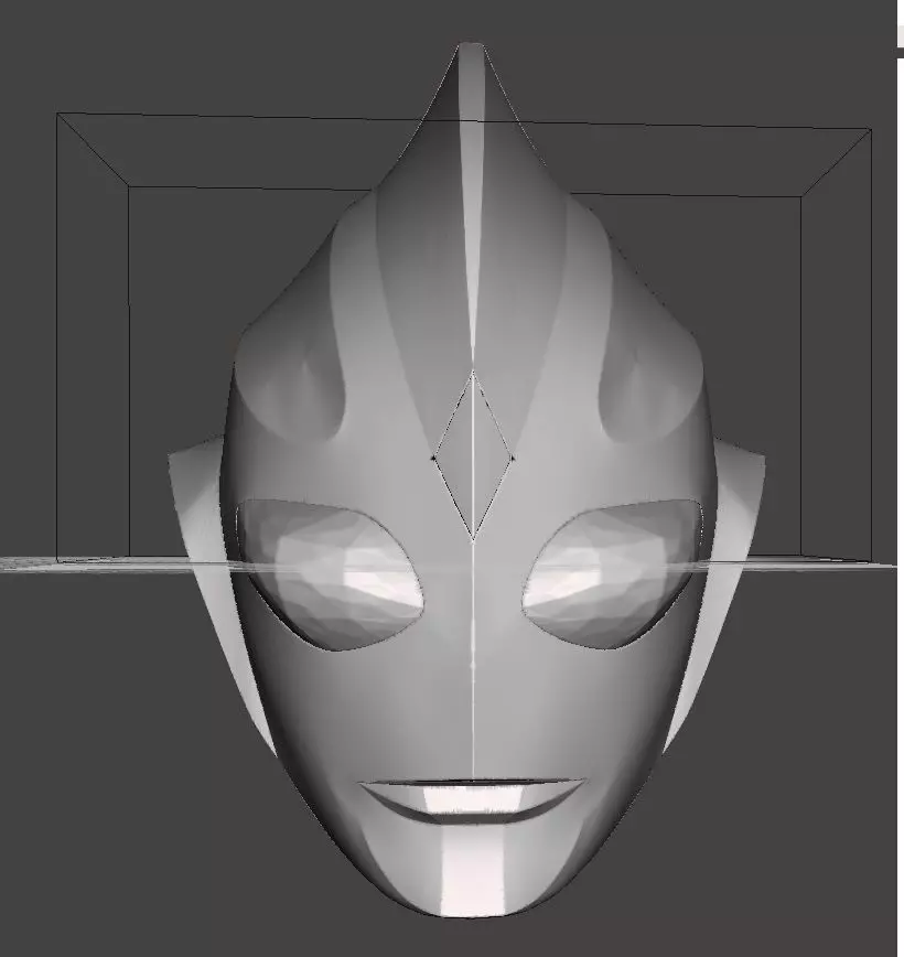 Ultraman tiga wearable helmet for cosplay 3D print model_0