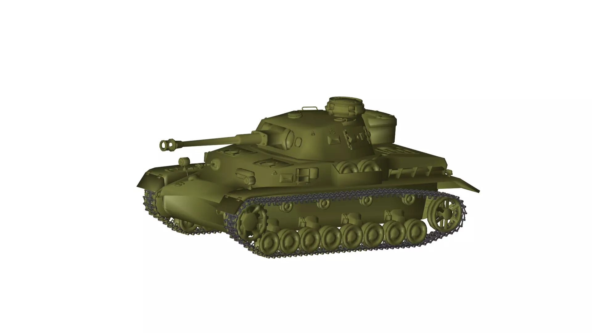 Panzer IV 3D model_0