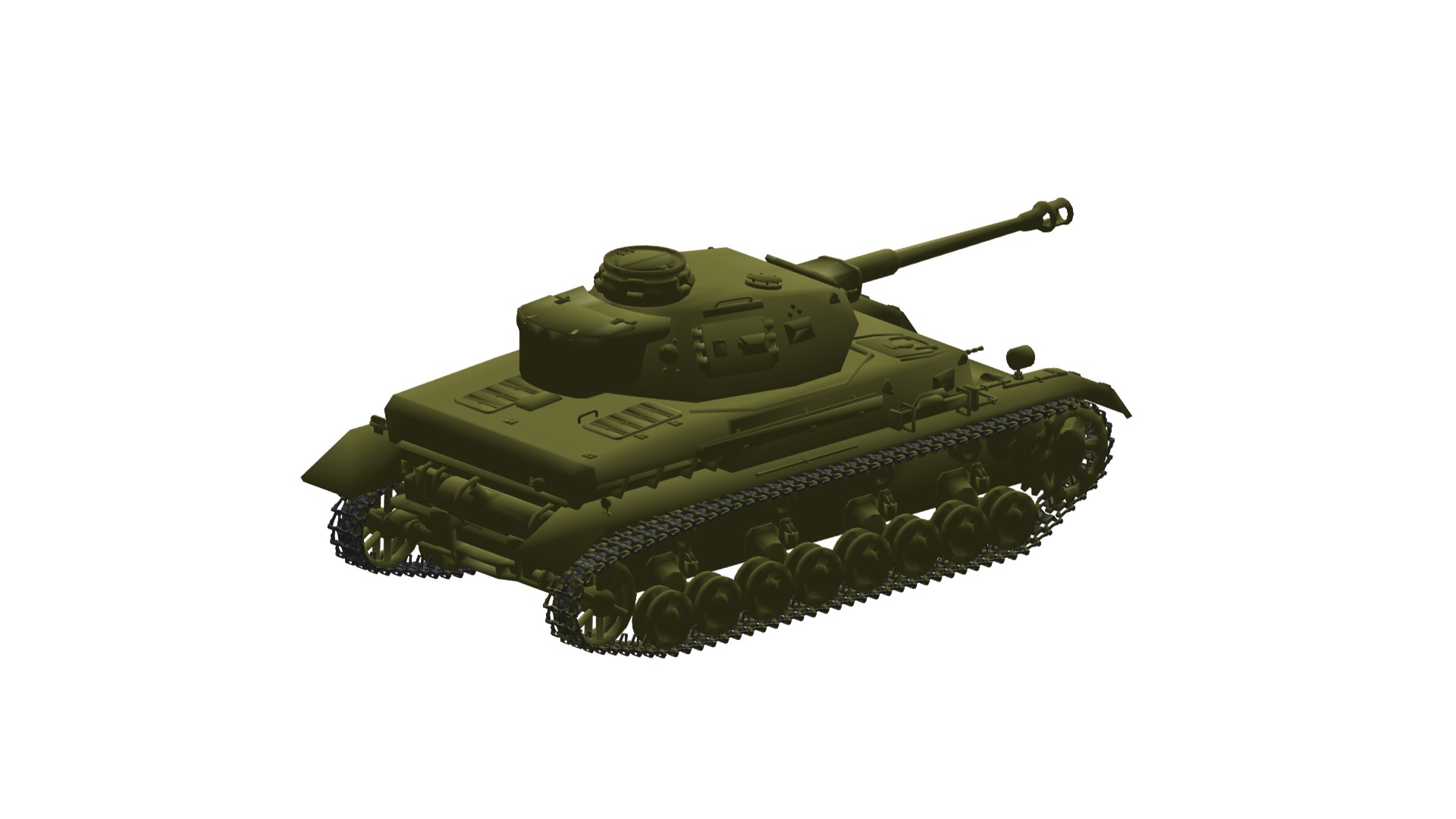 Panzer IV 3D model_1