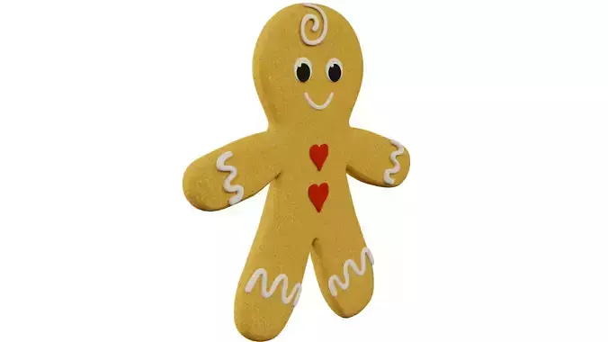 Ginger Bread Man 3D model