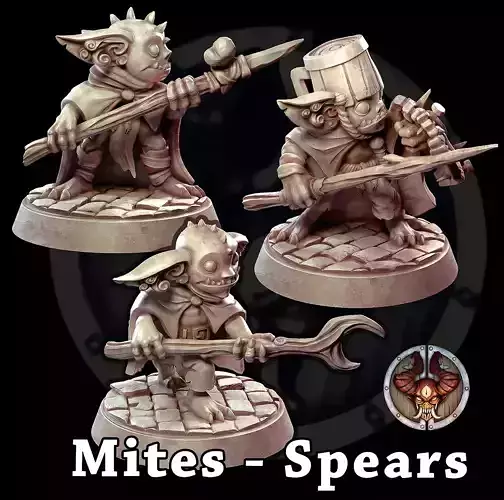Mites - Spears 3D print model