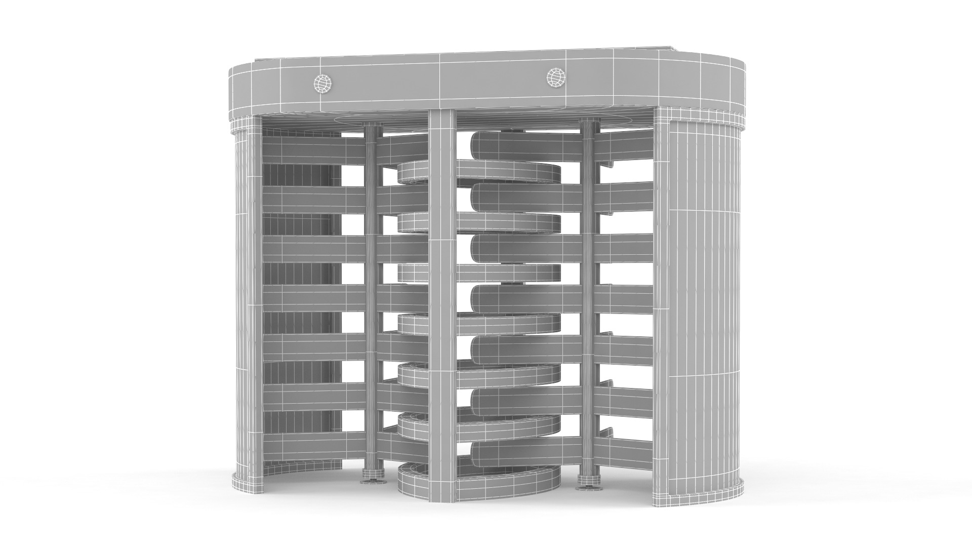 Turnstile Gate 3D model_8