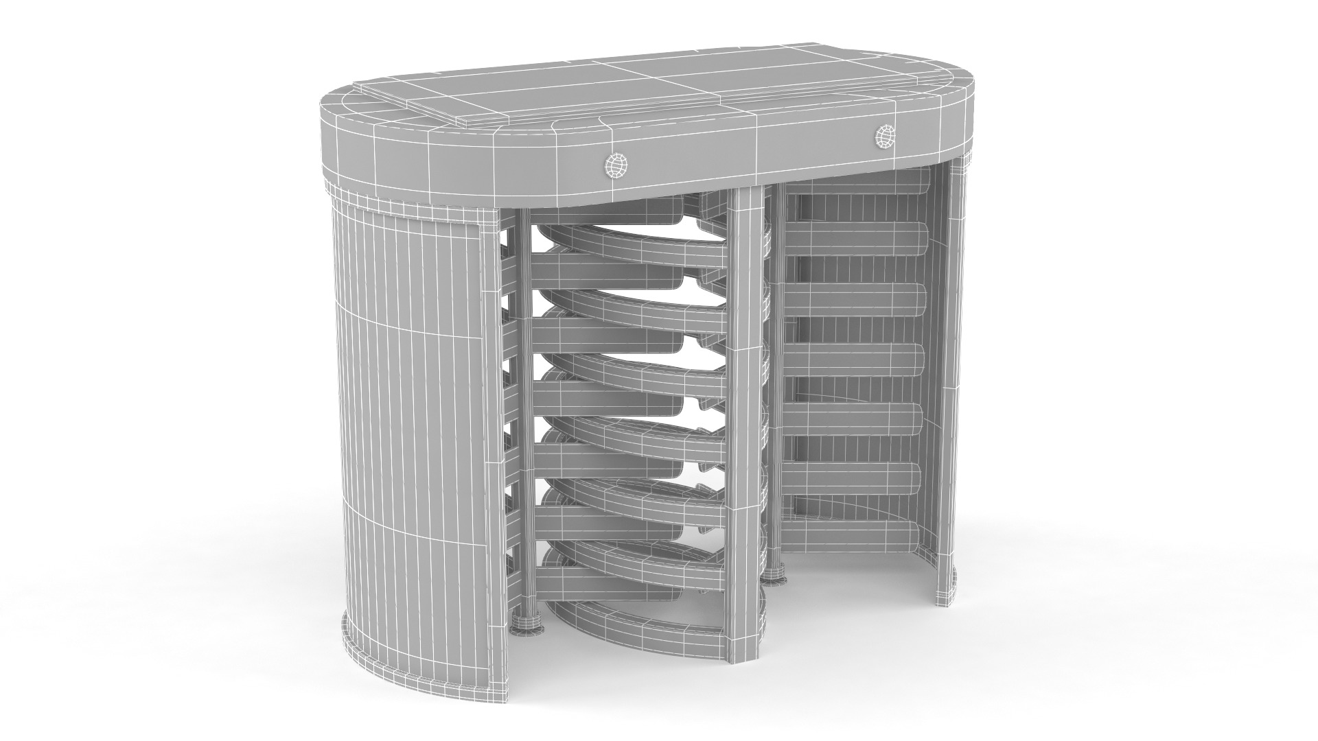 Turnstile Gate 3D model_11