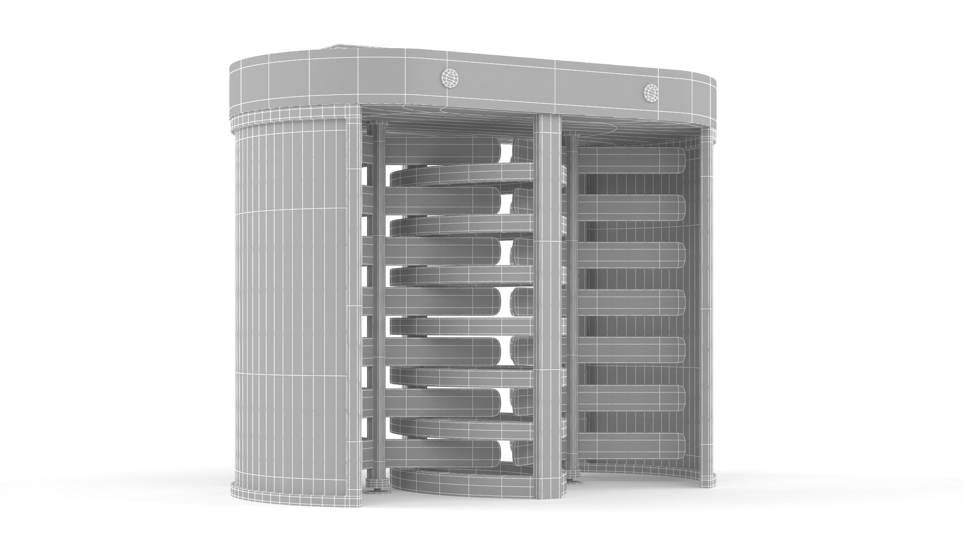 Turnstile Gate 3D model_7
