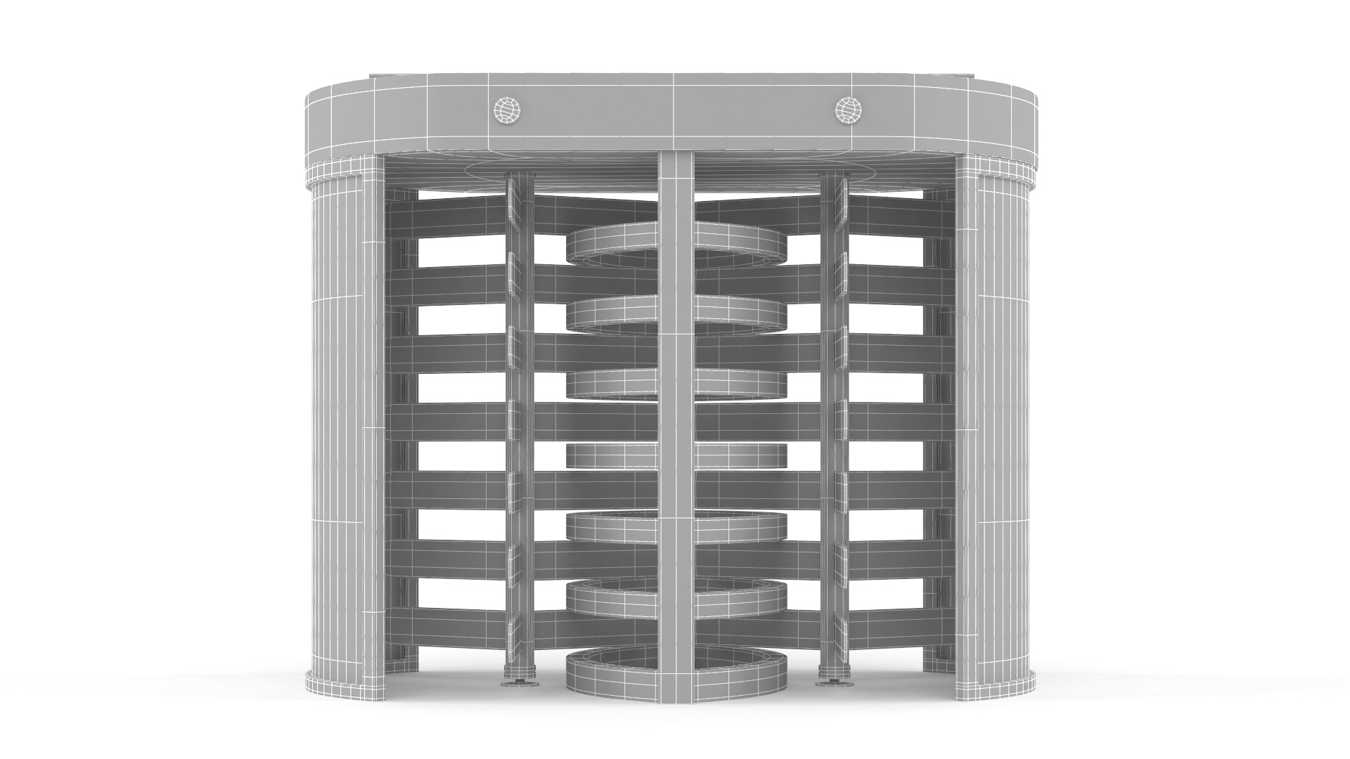 Turnstile Gate 3D model_6