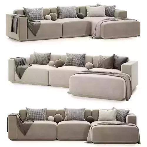 CORNER SOFA DEVELIUS 3D model