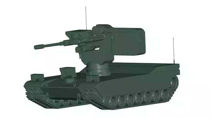 robotic Remote controlled weapon station 3D model