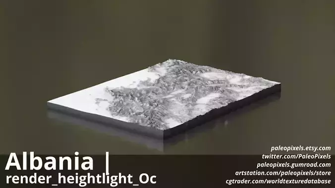 Albania  11k High resolution Maps and masks