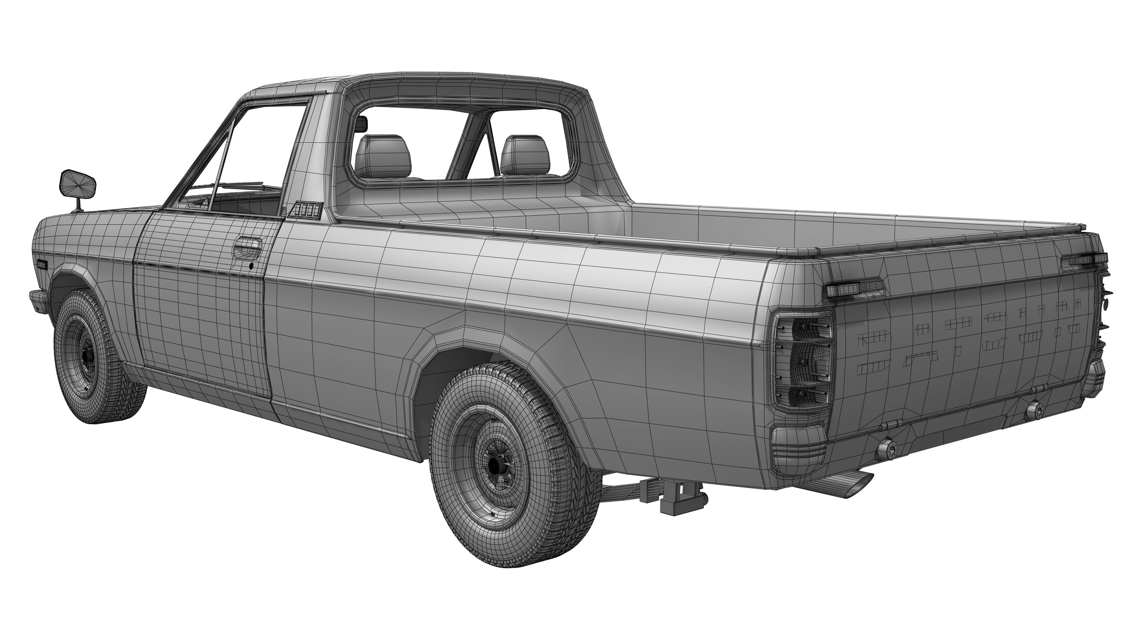 Datsun 1200 UTE 120B 1971 - 1986 3D model_18