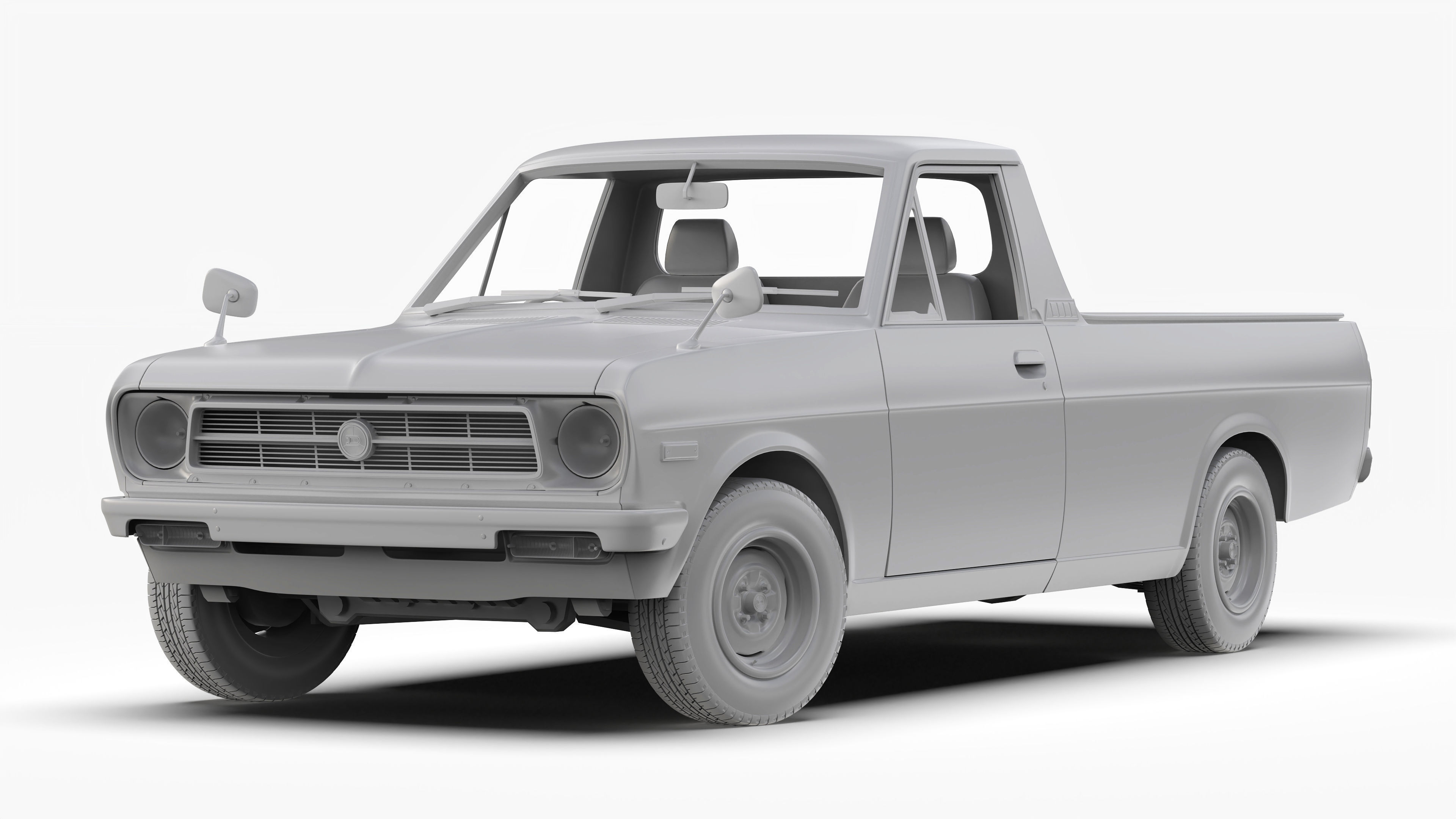 Datsun 1200 UTE 120B 1971 - 1986 3D model_9