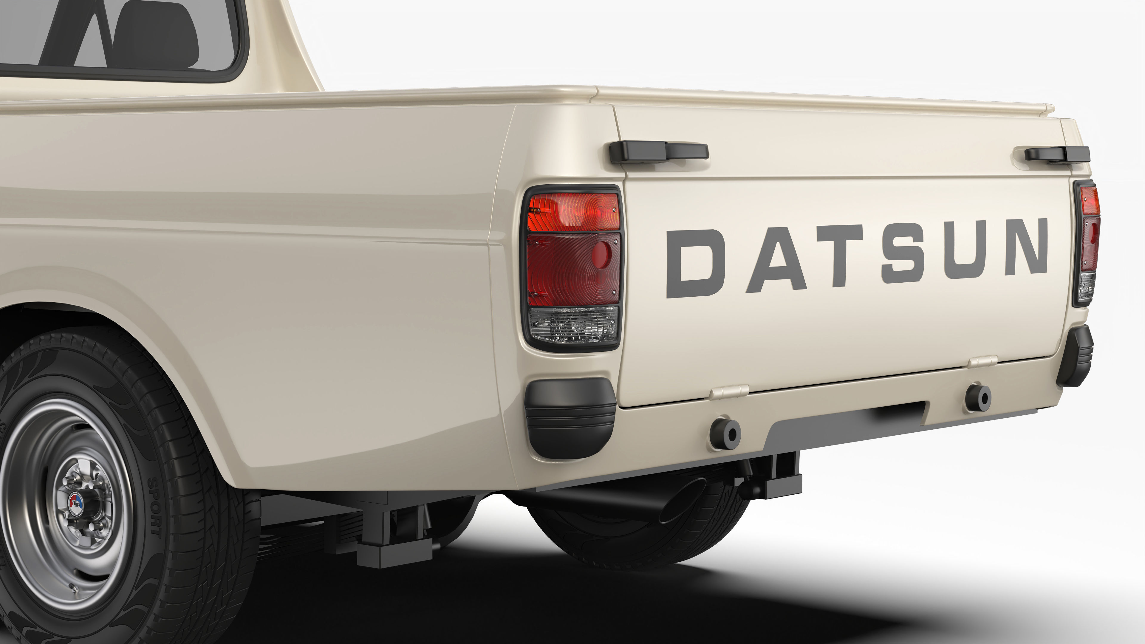 Datsun 1200 UTE 120B 1971 - 1986 3D model_8