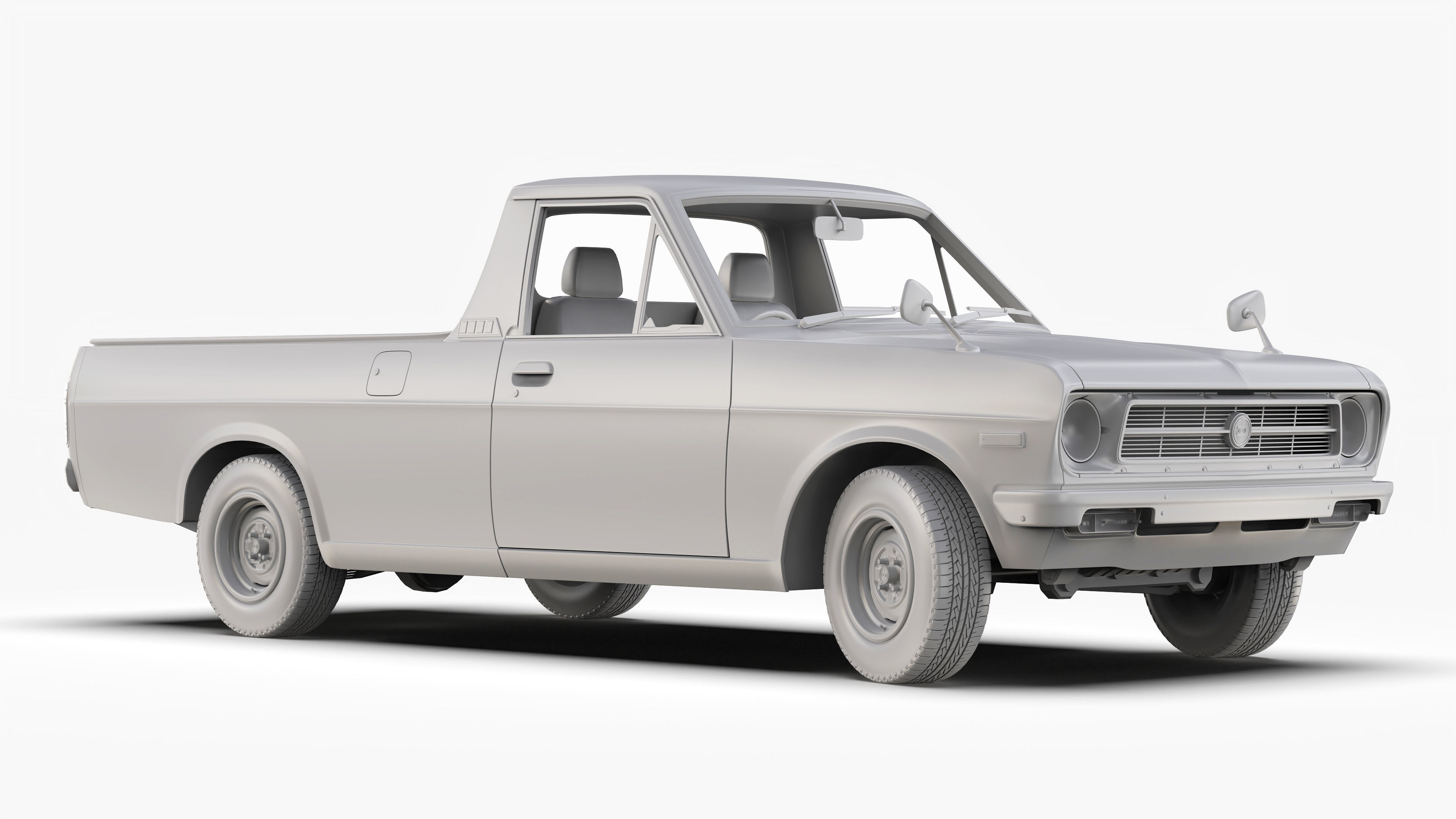 Datsun 1200 UTE 120B 1971 - 1986 3D model_12
