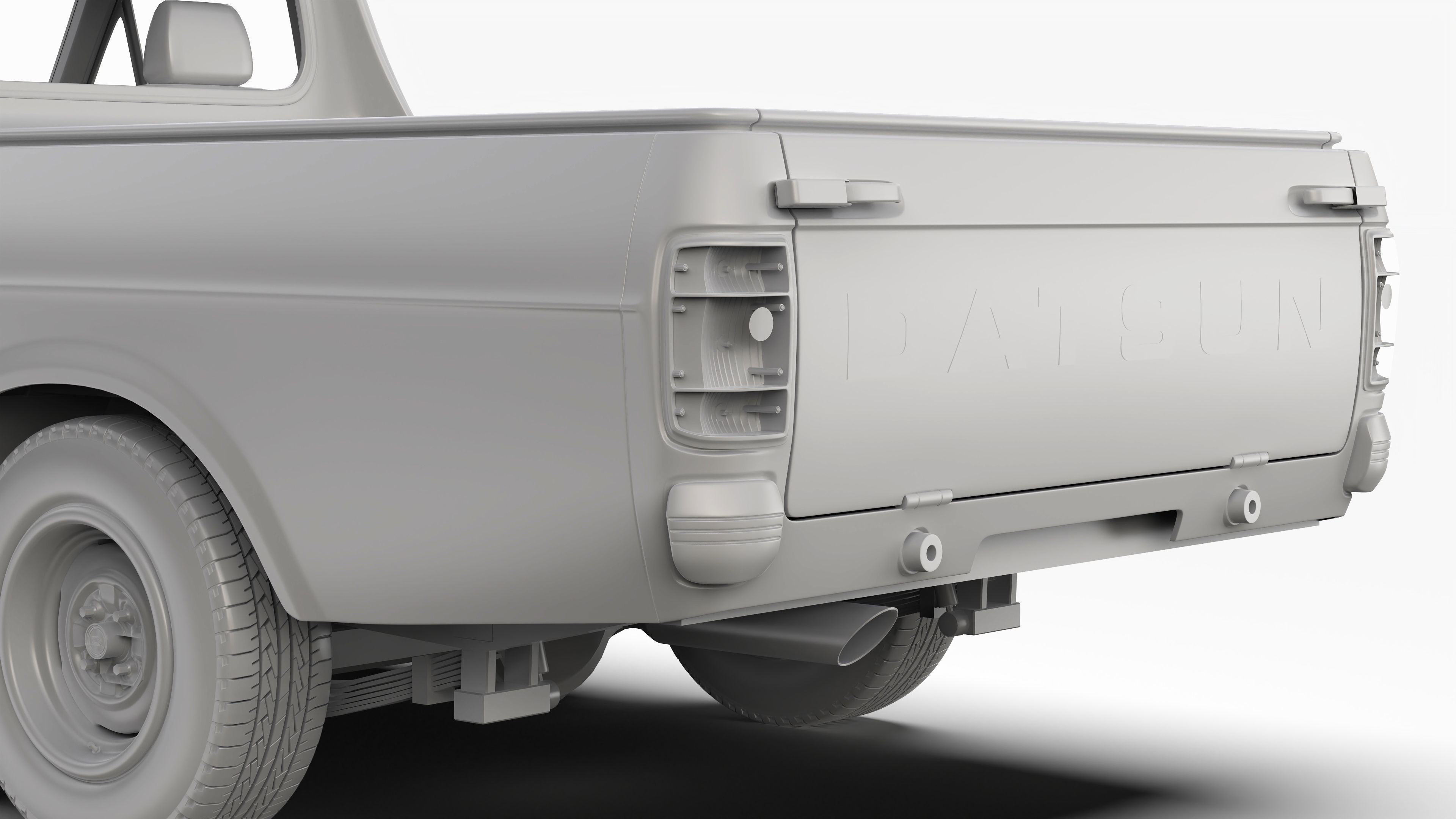 Datsun 1200 UTE 120B 1971 - 1986 3D model_16