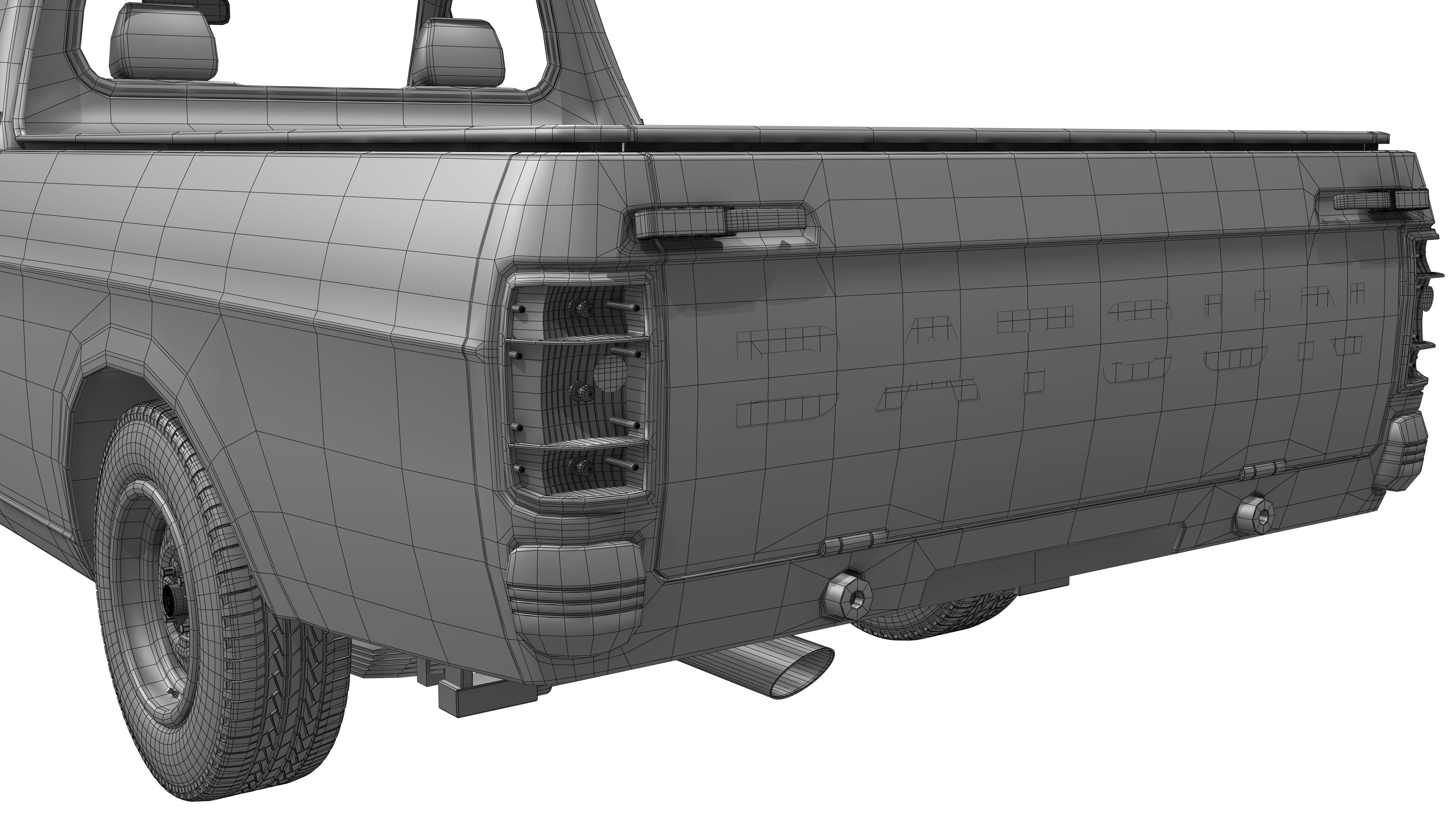 Datsun 1200 UTE 120B 1971 - 1986 3D model_21