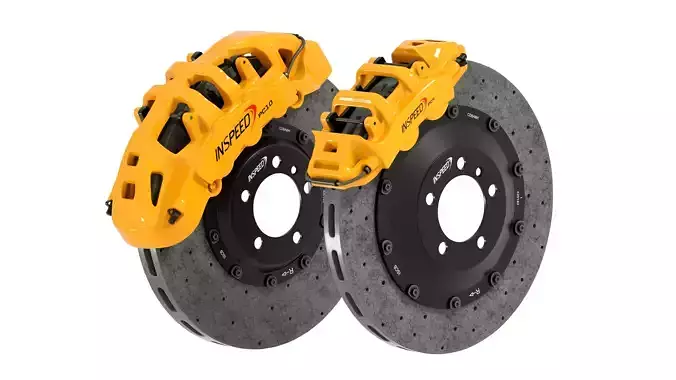 INSPEED Brake PC10 PC4 3D model