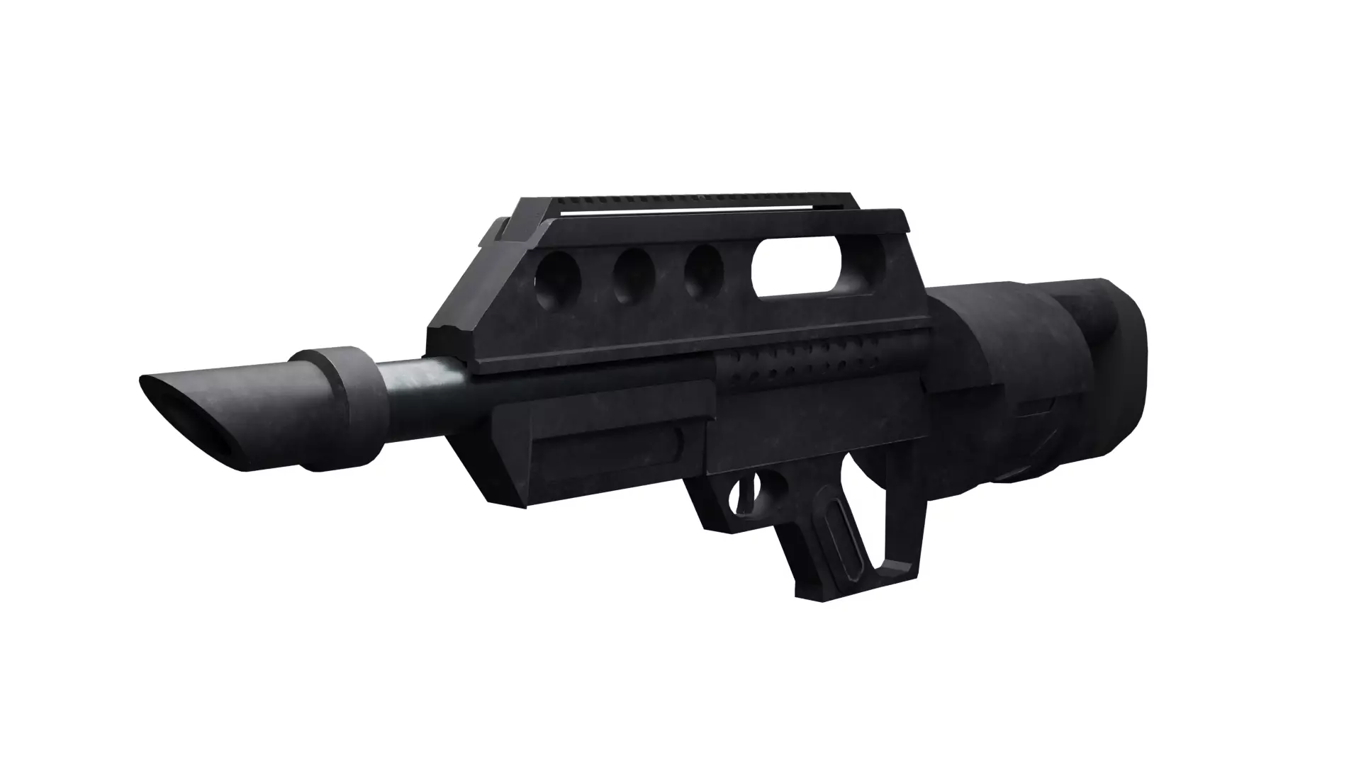Pancor Jackhammer MK3A1 Custom Low-poly 3D model_0