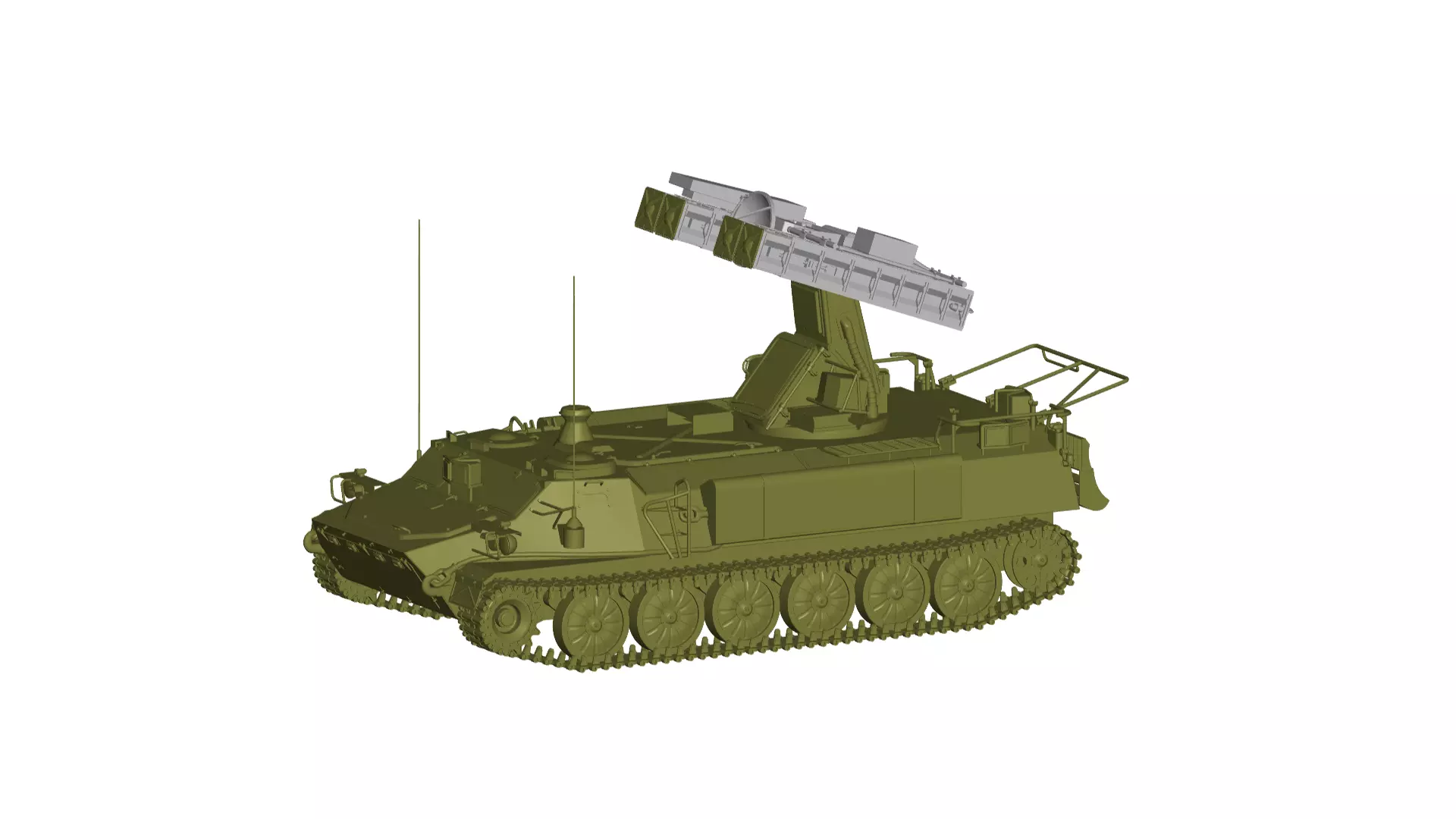 surface to air missile system 3D model
