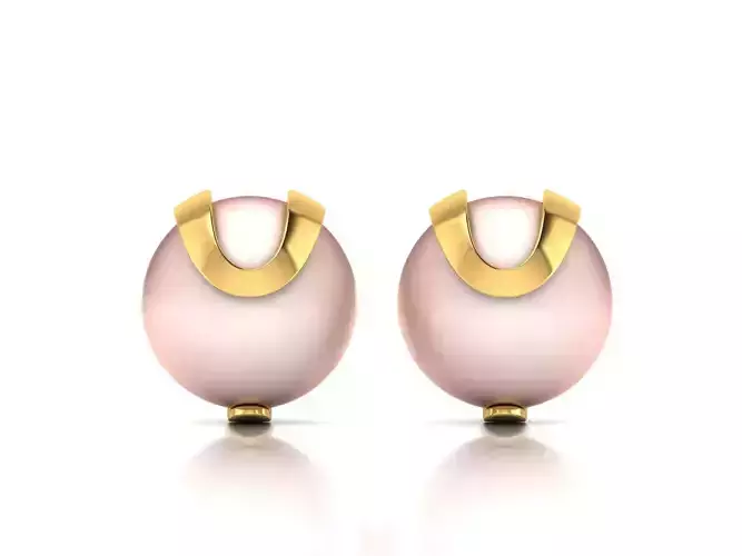 Diamond Pearl Earrings