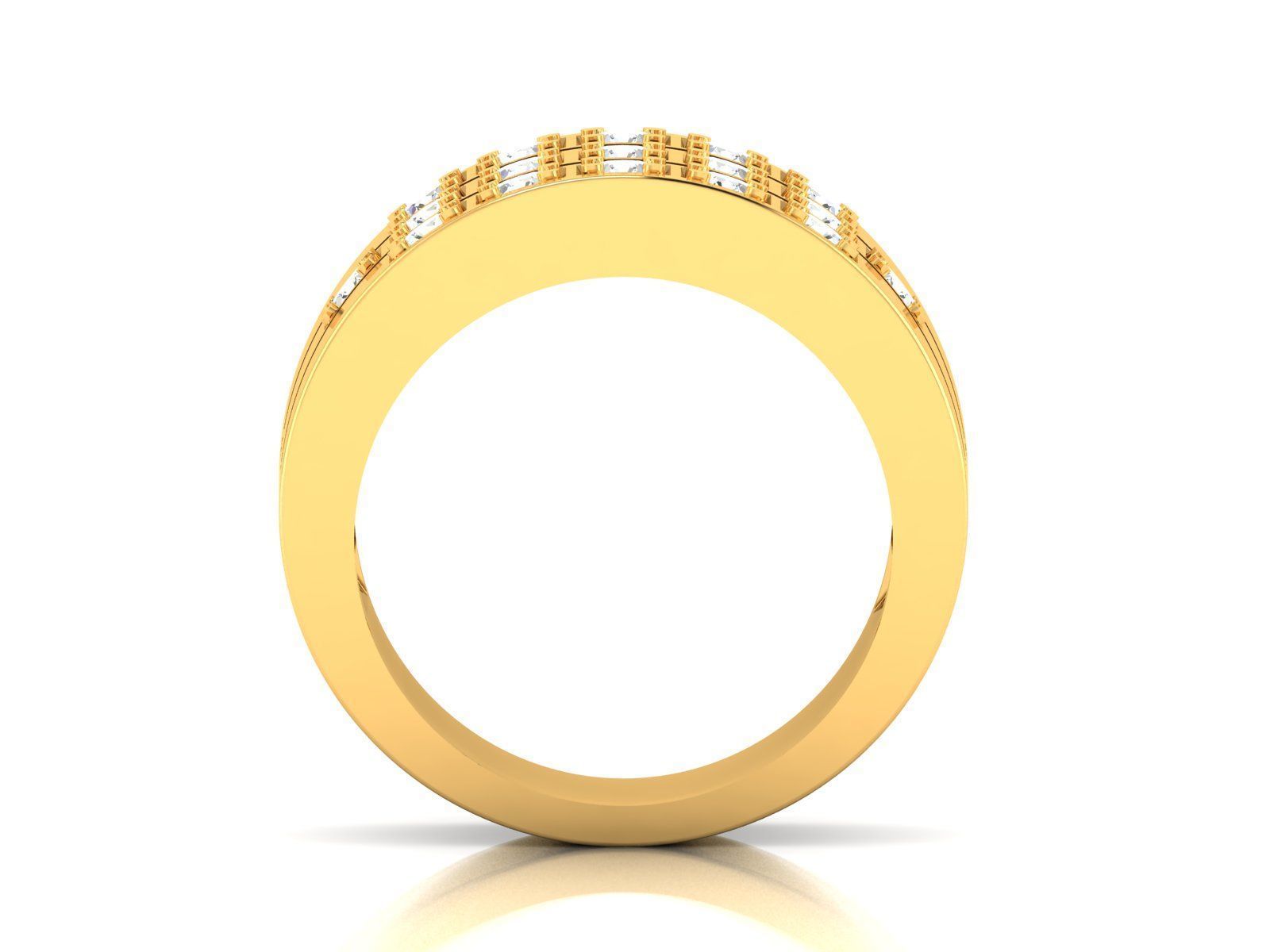 Diamond Ring 3D print model_2